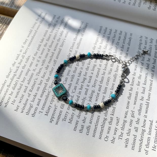 마레 체코 원석 팔찌 남녀공용 