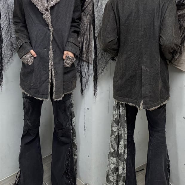 [Splendid VKEI] Fur Trimming Jacket