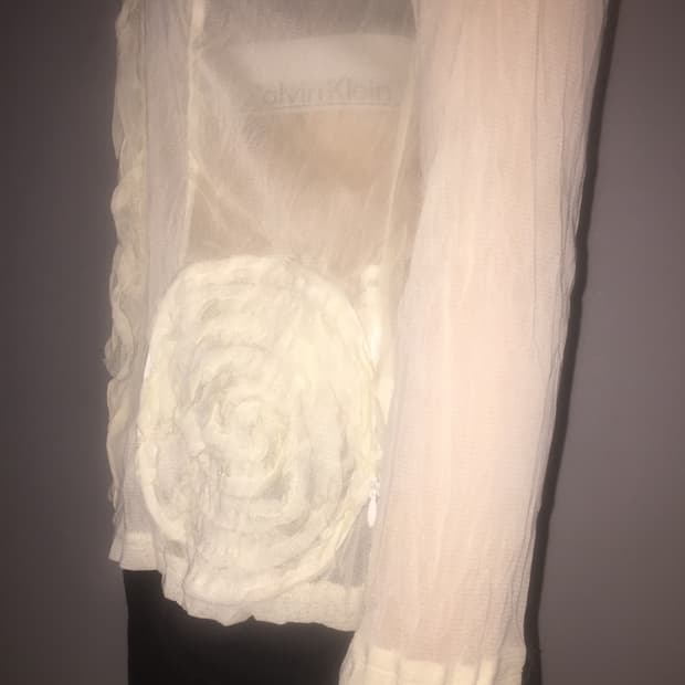 빈티지 시스루 셔츠