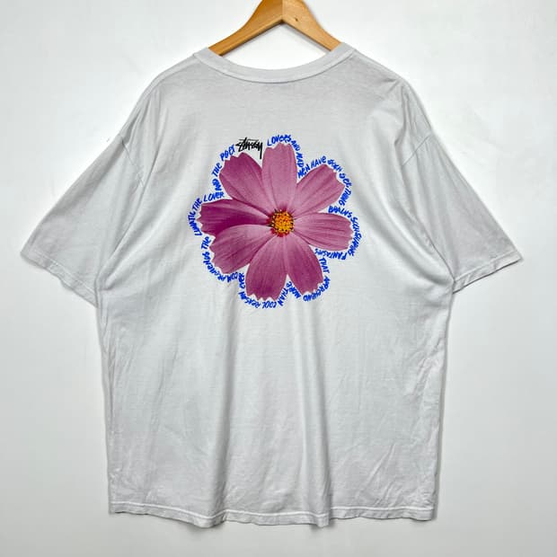 Stussy 스투시 코스모스 빅로고 튜블러 반팔티