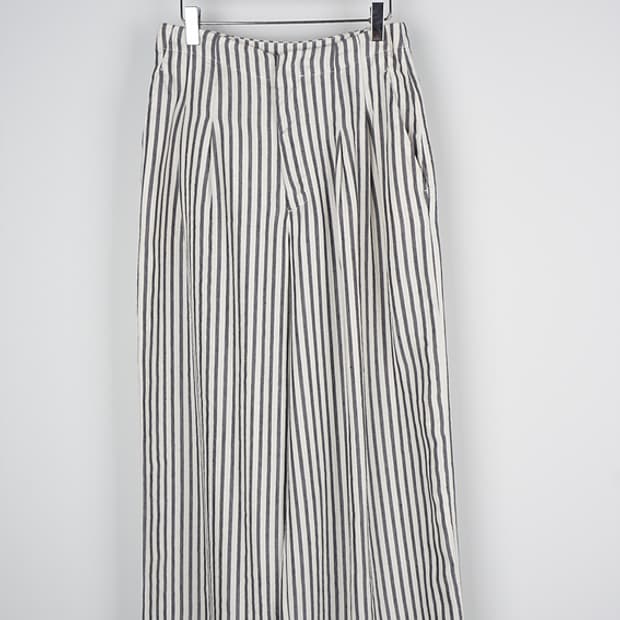 SPICK AND SPAN stripe wide pants