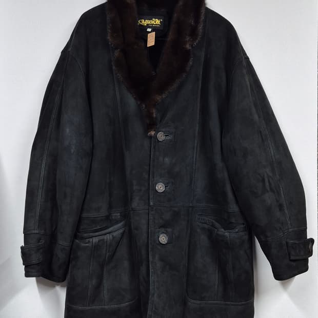 양가죽 양털 남성 무스탕 