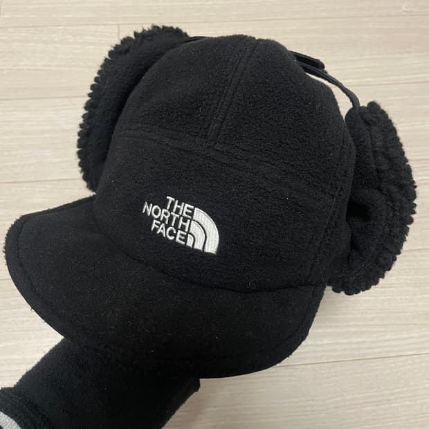 노스페이스 플리스 이어머프 캡 EX 블랙