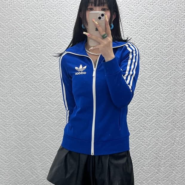 아디다스 올드스쿨 레트로 Y2K 00's 져지 집업 85 C13919