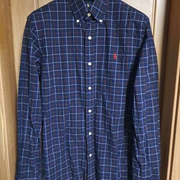폴로랄프로렌 체크 셔츠 S
