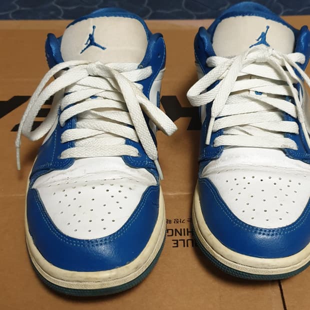 나이키 조던1 로우 다크 마리나 블루 (255)