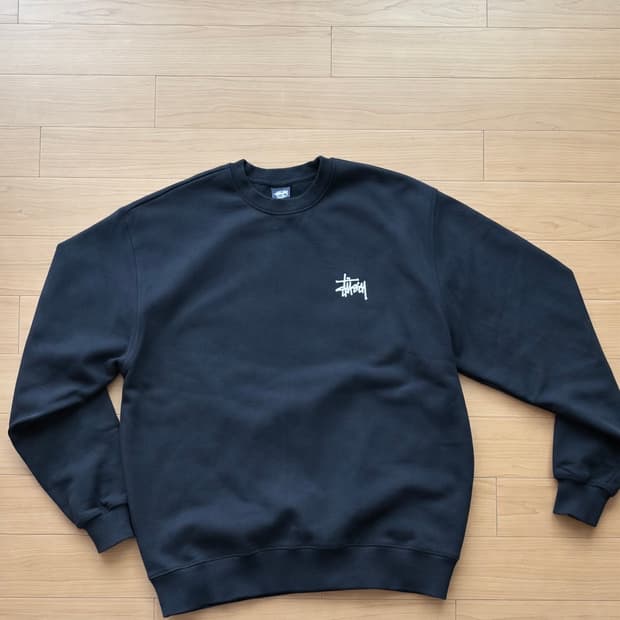 스투시 기모맨투맨 남자 xl