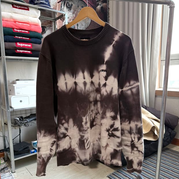 스투시 타이다이 니트