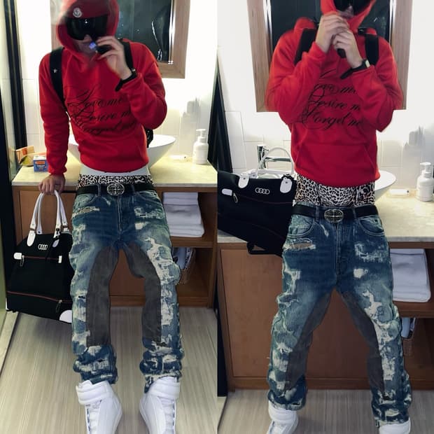 지방시 몰스킨 보로 데님팬츠