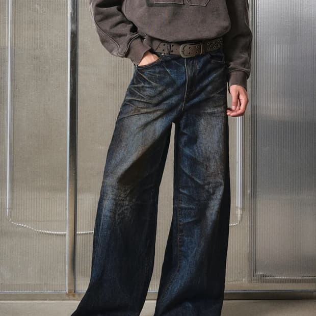 [48] 엘무드 사무라이 데님 팬츠 러스티 블루