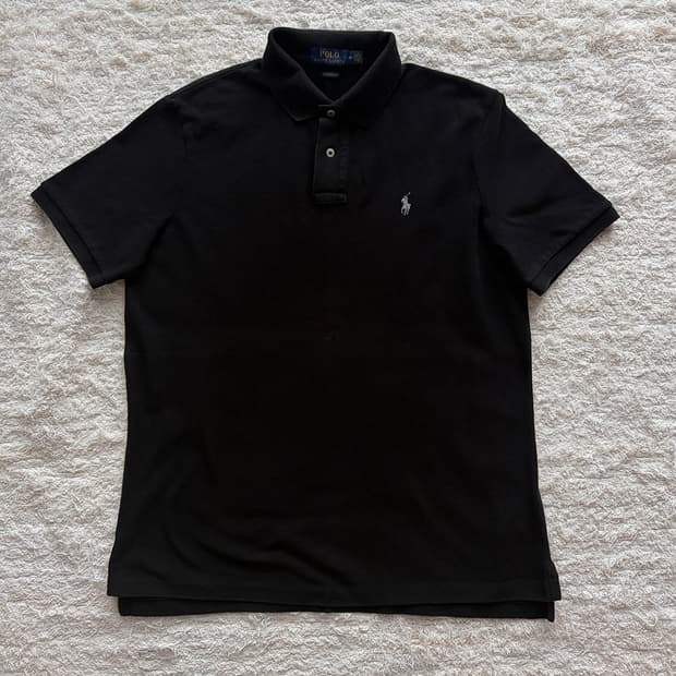 폴로 블랙 카라티 피케티 반팔