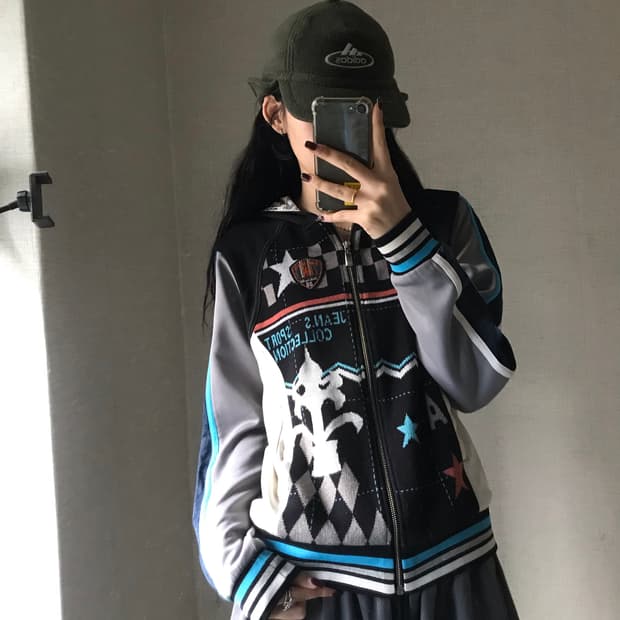 EXR 레이싱 믹스 후드집업