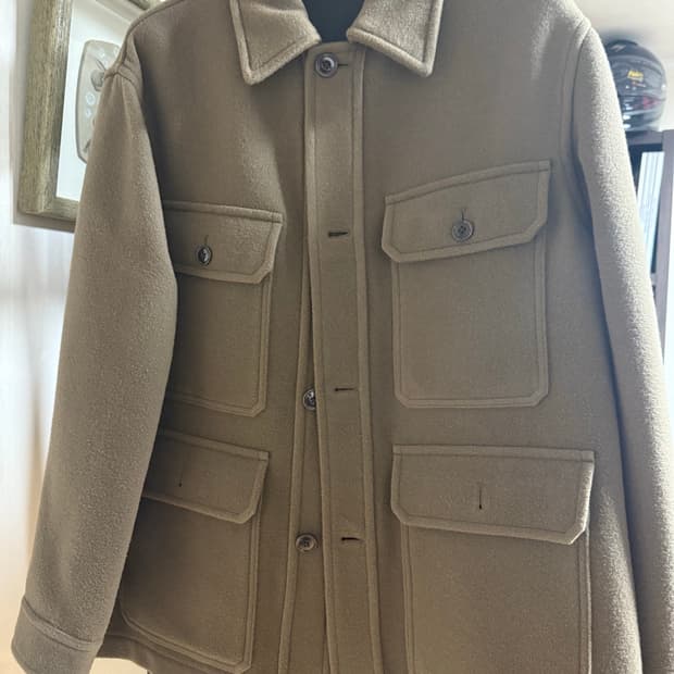 르메르 헌팅자켓 다크스쿼럴 50