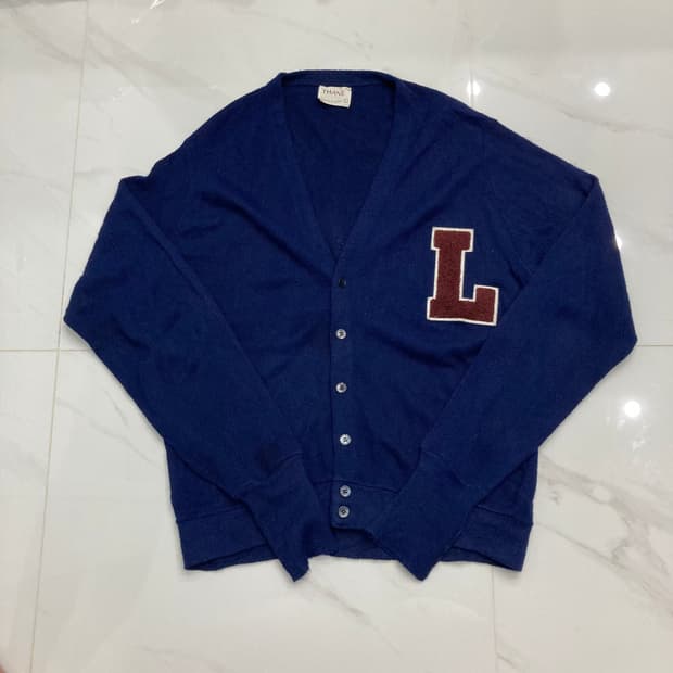 70s letterman cardigan(USA)
