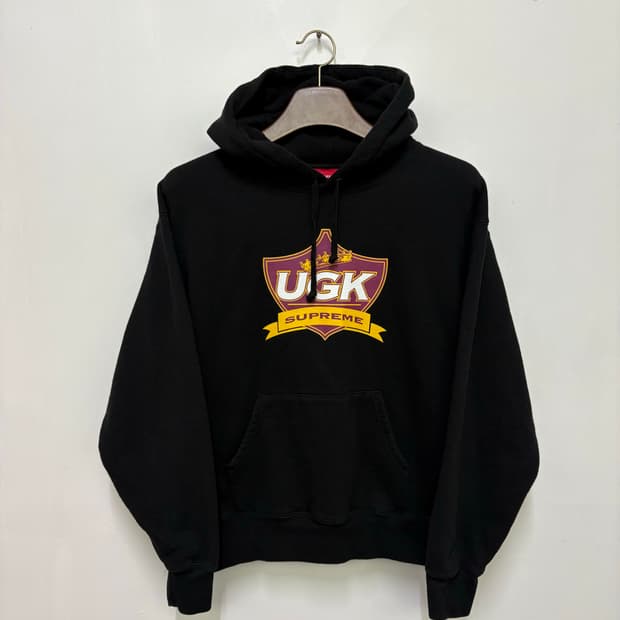 슈프림 ugk 블랙 후드