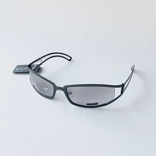 967 데드스탁 빈티지선글라스 실버 타원형 안경테 클래식 오벌 메탈