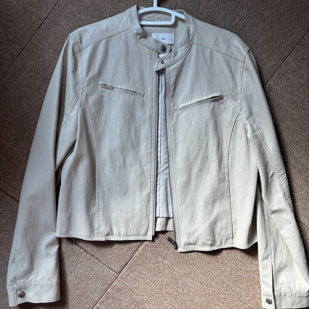 le faux leather biker jacket