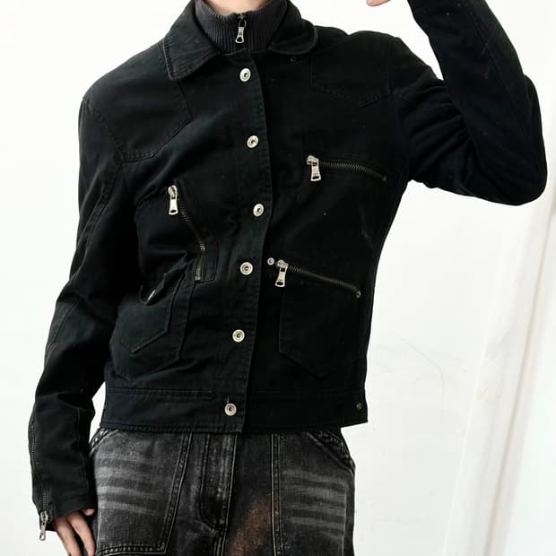 돌체앤가바나 아카이브 멀티지퍼 자켓