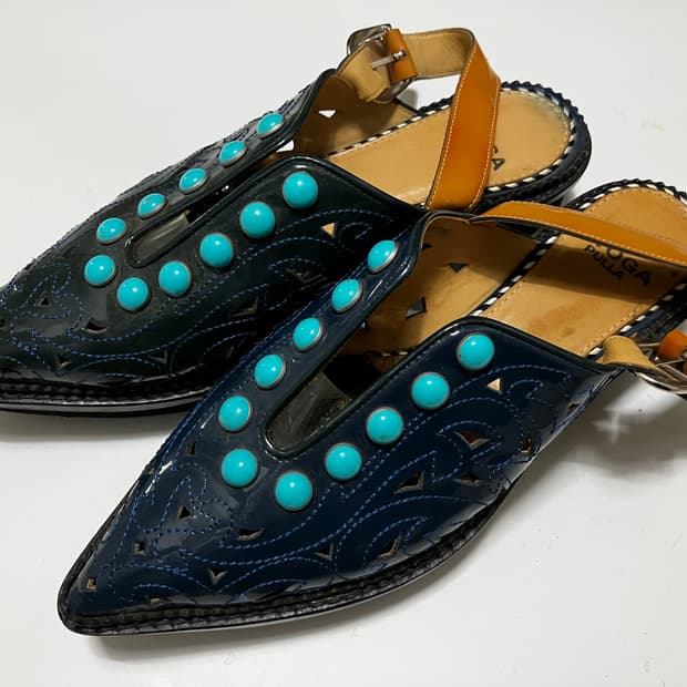 토가 풀라 스터드 슬링백 샌들