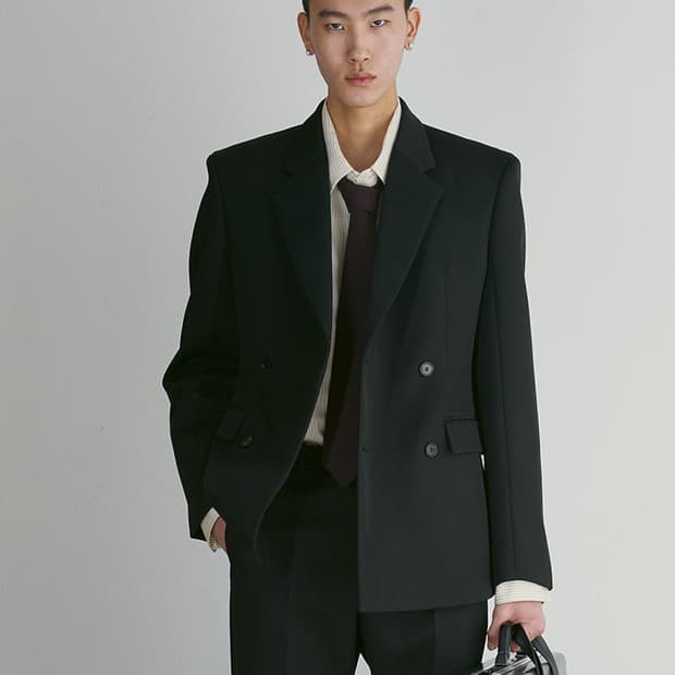 [S / XL] 렉토 듄 아워글라스 실루엣 자켓 블랙