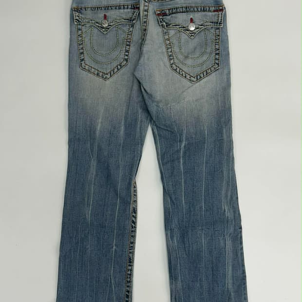 [31] 트루릴리젼 조이 스트레이트 연청 데님 팬츠