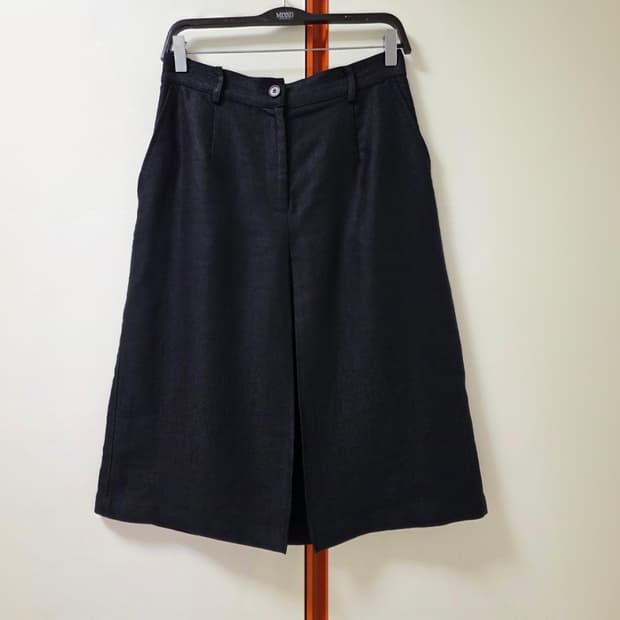 하이브랜드 두터운 Lithuania Linen100% 롱스커트 F
