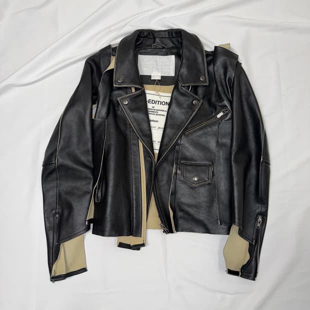 마르지엘라 H&m 아카이브 레더자켓