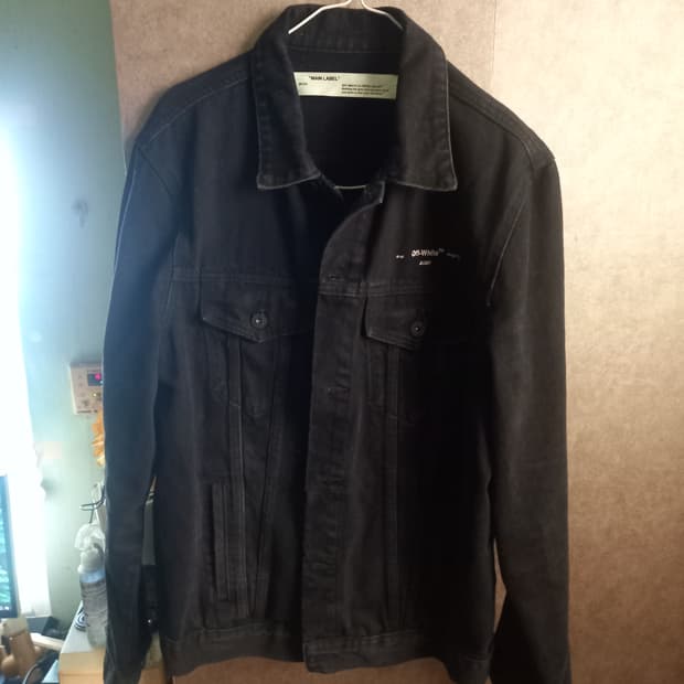 오프화이트 데님자켓 L