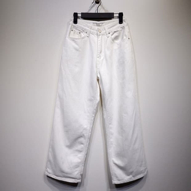 ORR 오르 23SS 와이드 데님 팬츠 화이트