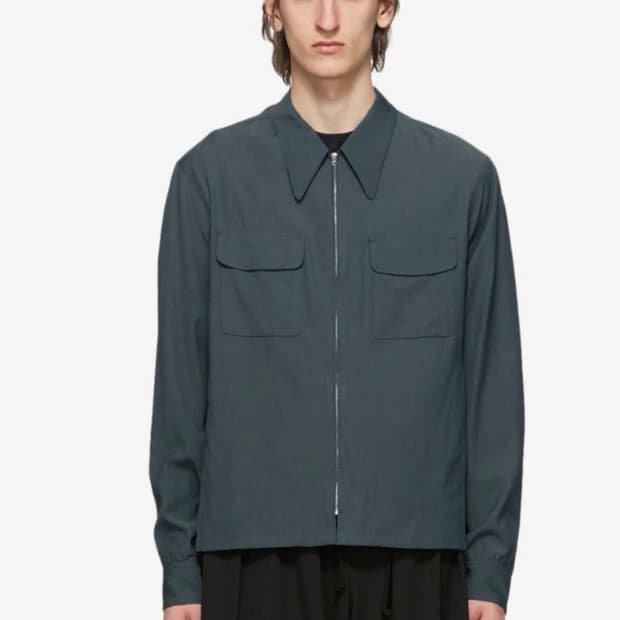 (급처) 르메르 20ss 터콰이즈 블루종(50)