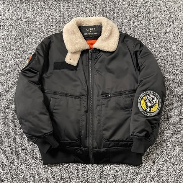 빈티지9. 커스텀멜로우 x 아비렉스 콜라보 항공점퍼 b15 봄버