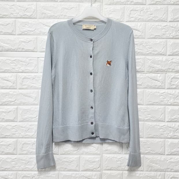 택포) 메종키츠네 폭스 패치 가디건 M