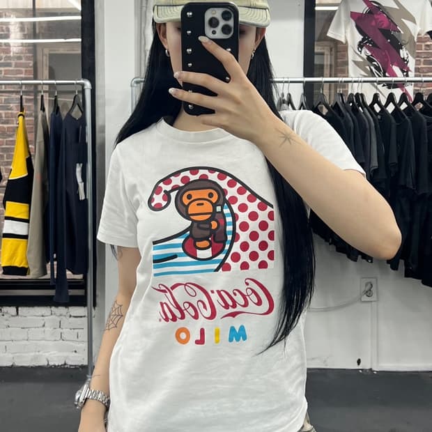 베이프 마일로 코카콜라 티셔츠