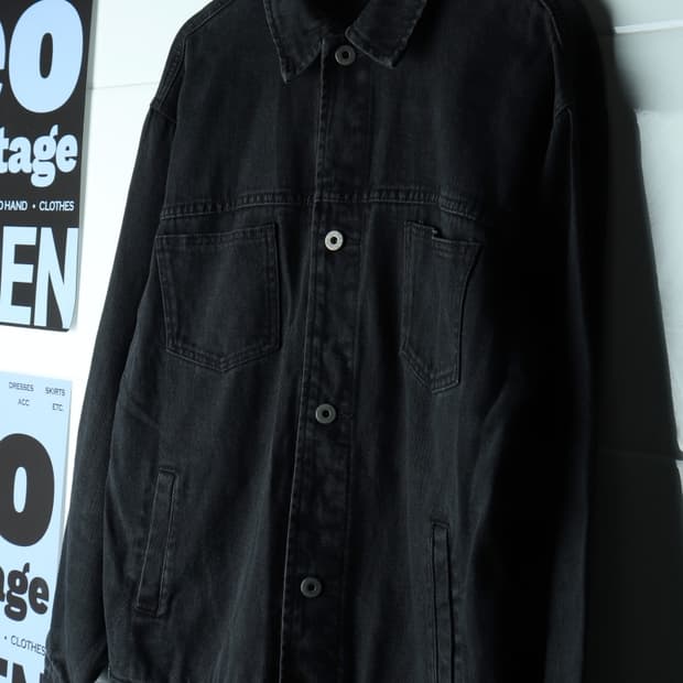 (L-XL) 파르티멘토 집업 바람막이 점퍼자켓 청 데님-H34197