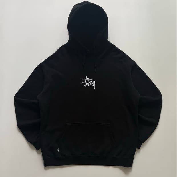 Stussy 스투시 베이직 블랙 후드티