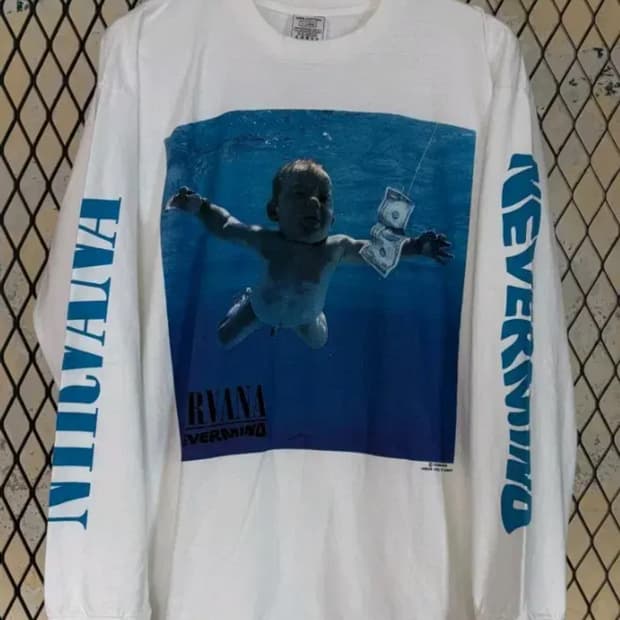 너바나 빈티지밴드티