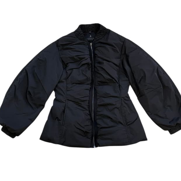 랑방 셔링 구스다운 점퍼