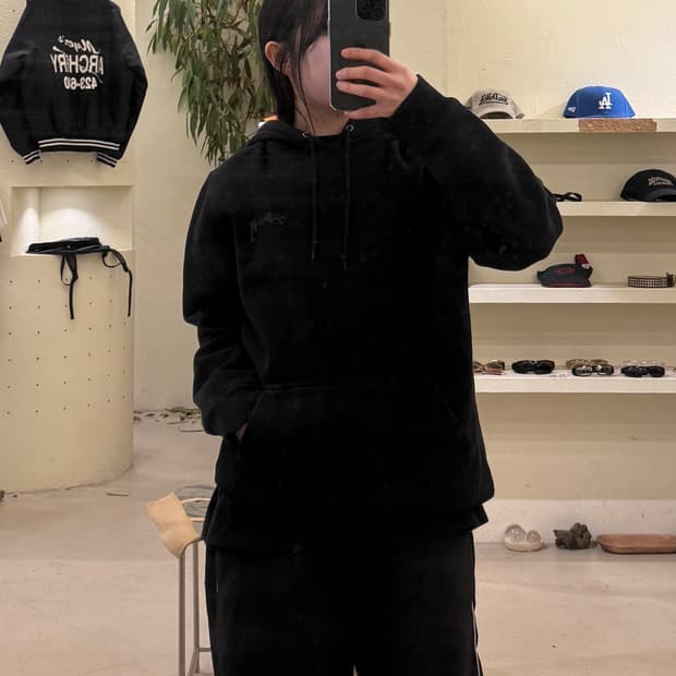 스투시 베이직 로고 후드티 U531