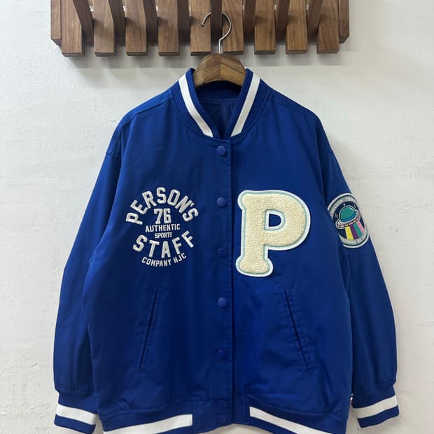 일본빈티지 Person’s 퍼슨스 패치 스타디움 바시티 점퍼