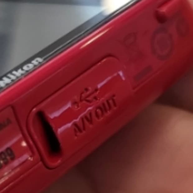 니콘 쿨픽스 s01 레드 배터리 단자 커버 