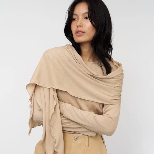 엔오디 머플러 탑 SET-UP 카멜