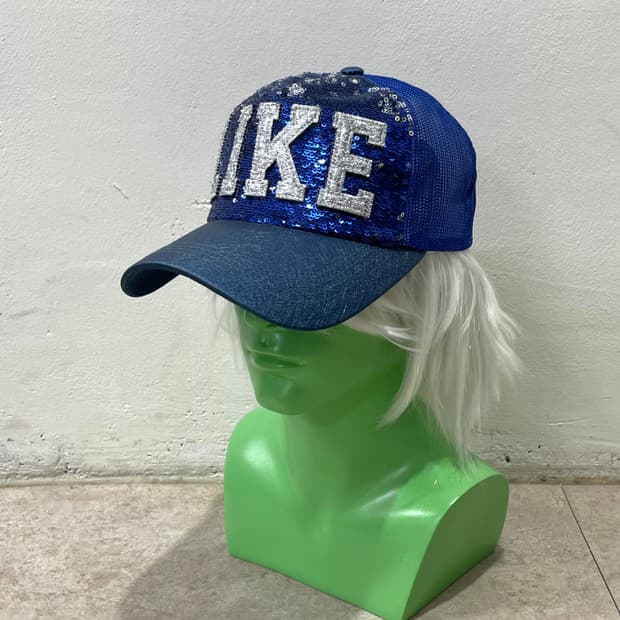 Like Blue Spangle Cap Hat