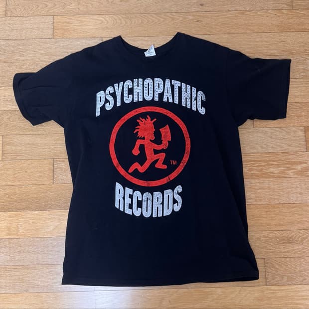 빈티지 반팔 Psychopathic Records anvil