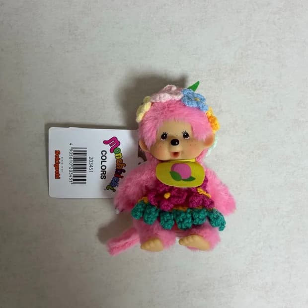 몬치치 복숭아 과일 키링