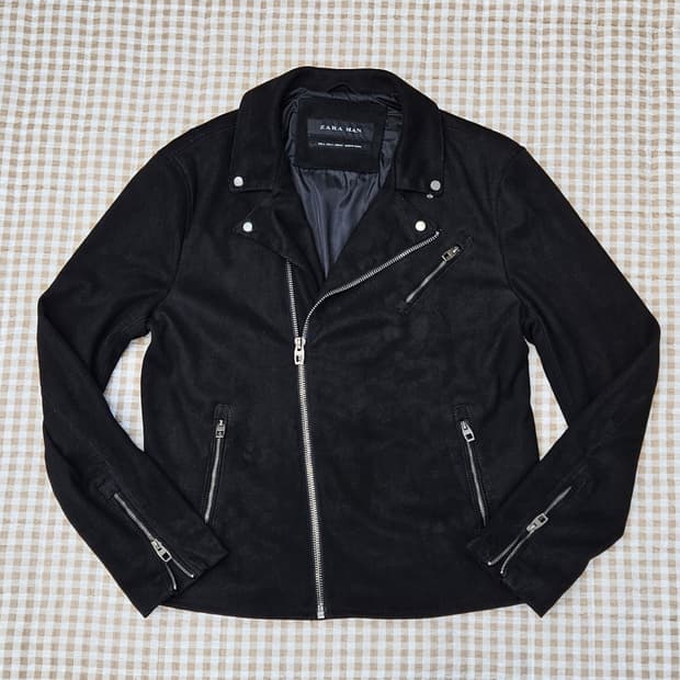 자라 에코 스웨이드 간절기 자켓 남자100