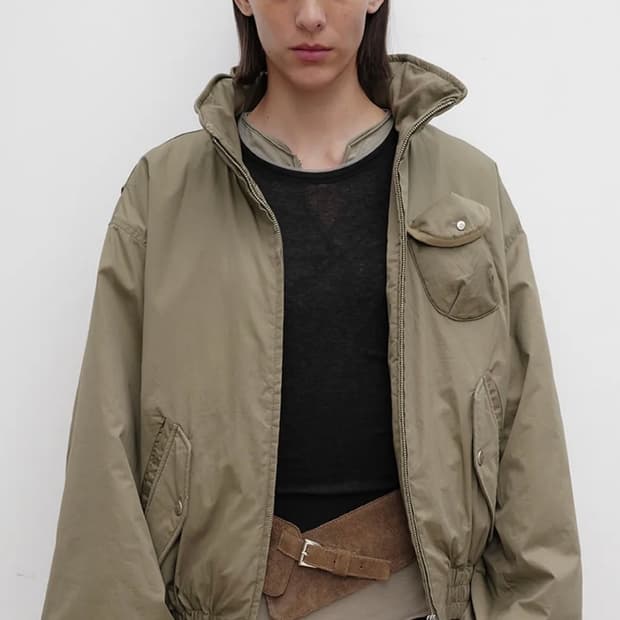 (예약중)오픈와이와이 코튼 카고 봄버 M