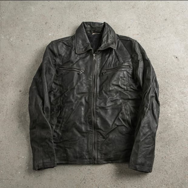 Cowhide Single Rider Jacket 