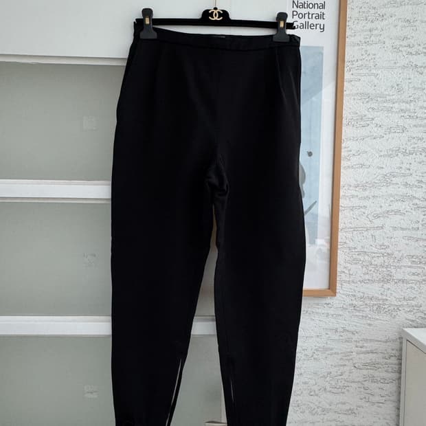 루이비통 블랙 밴딩 바지 사이즈 40