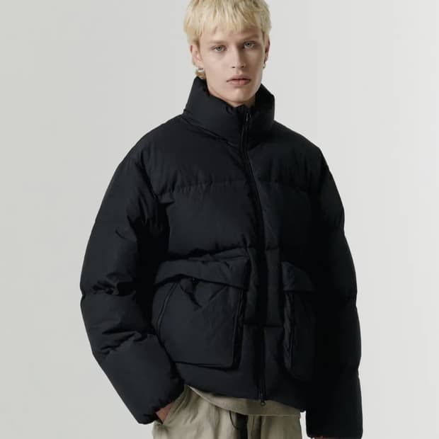 무신사 스탠다드 시티 레저 다운 숏 패딩 XL 블랙 판매합니다.