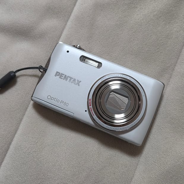 펜탁스 옵티오 P80 펄화이트